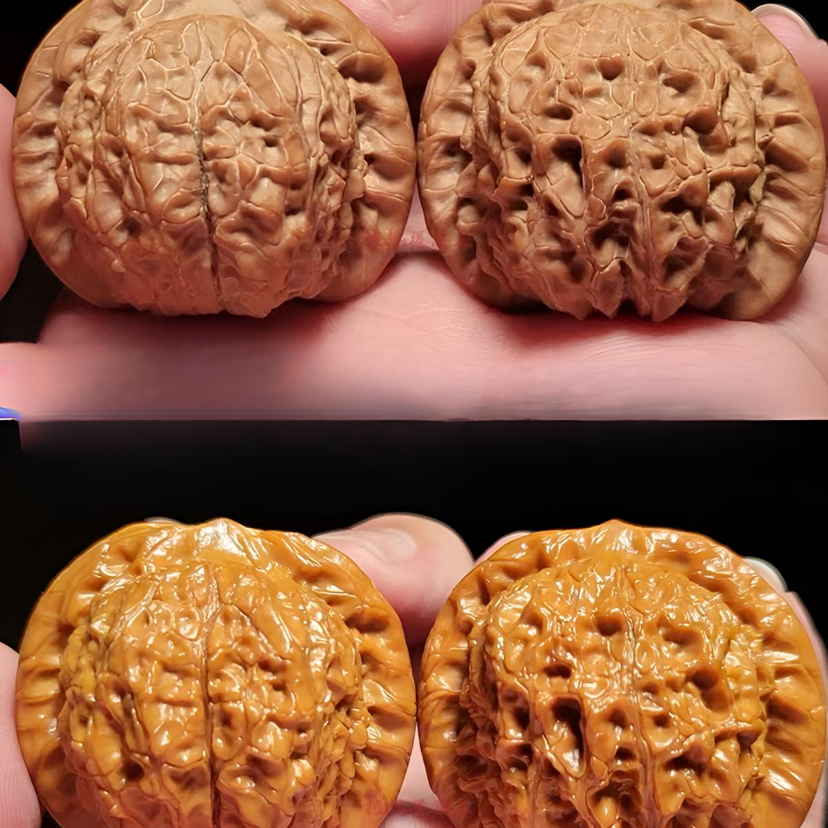 文玩核桃打底服务一对自备核桃