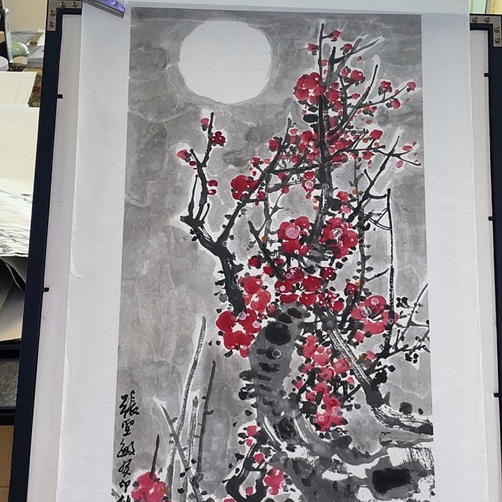 国画张圣敏先生纯手绘作品