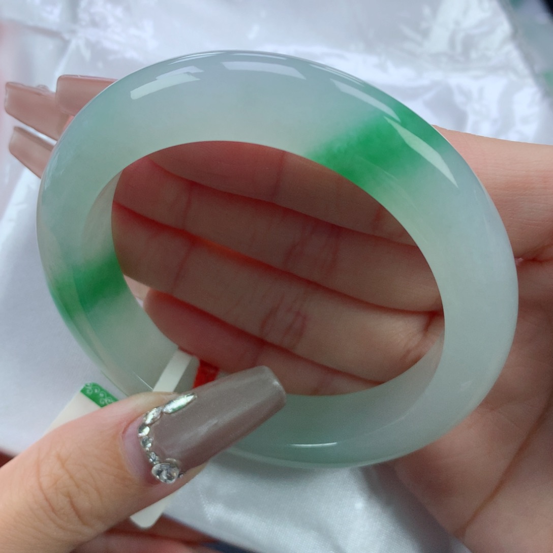 翡翠手镯未镶嵌56.2正圈