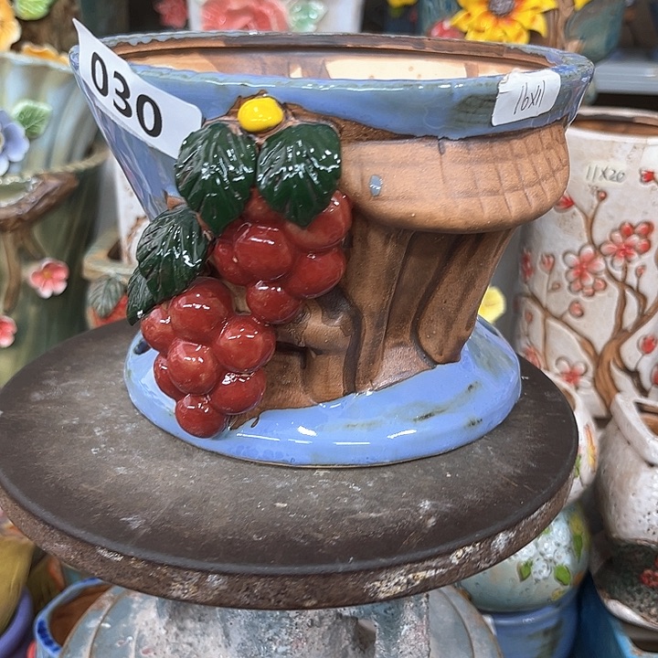 紫砂花盆粗陶材质多肉花盆