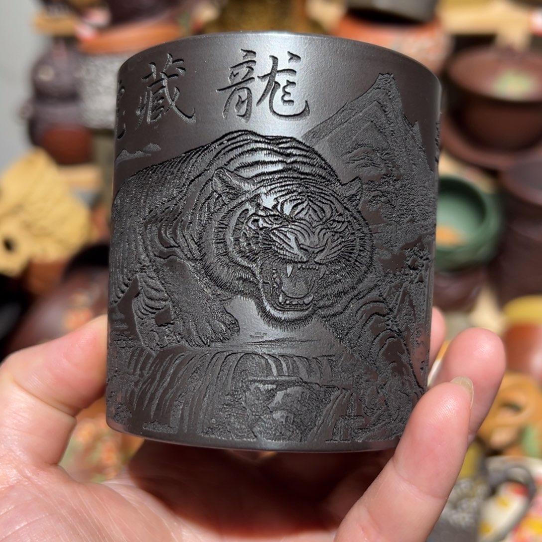紫砂茶杯宜兴紫砂主人杯