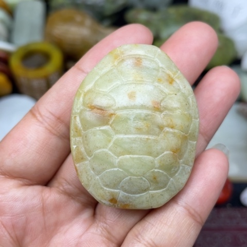蛇纹石玉未镶嵌颈饰26