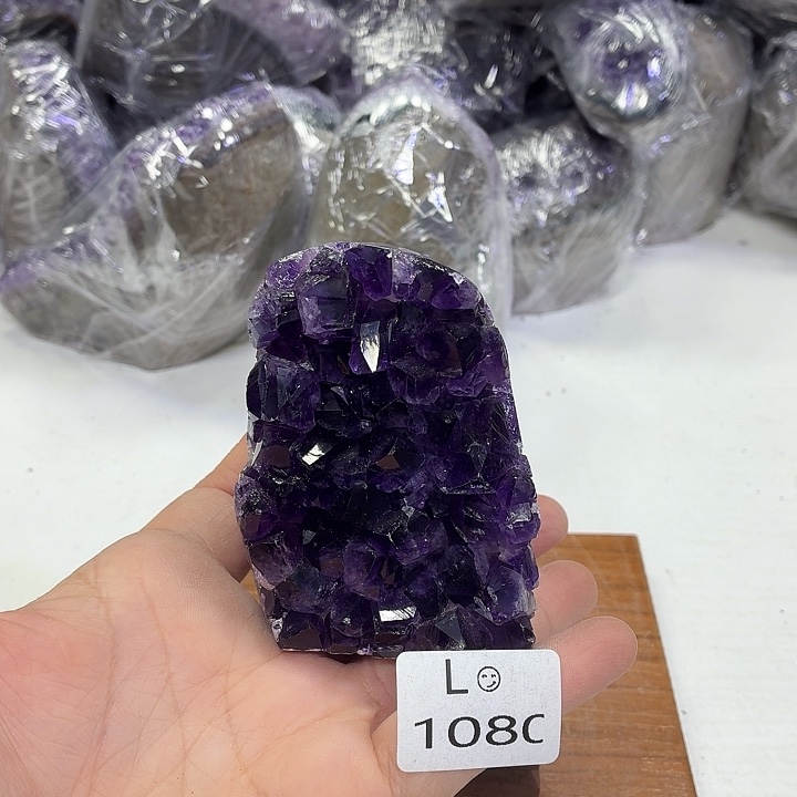 未镶嵌摆件水晶天然紫水晶