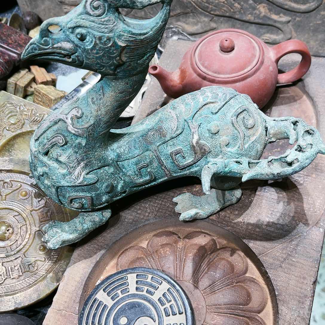 ✎****瓦当摆件茶台的一大