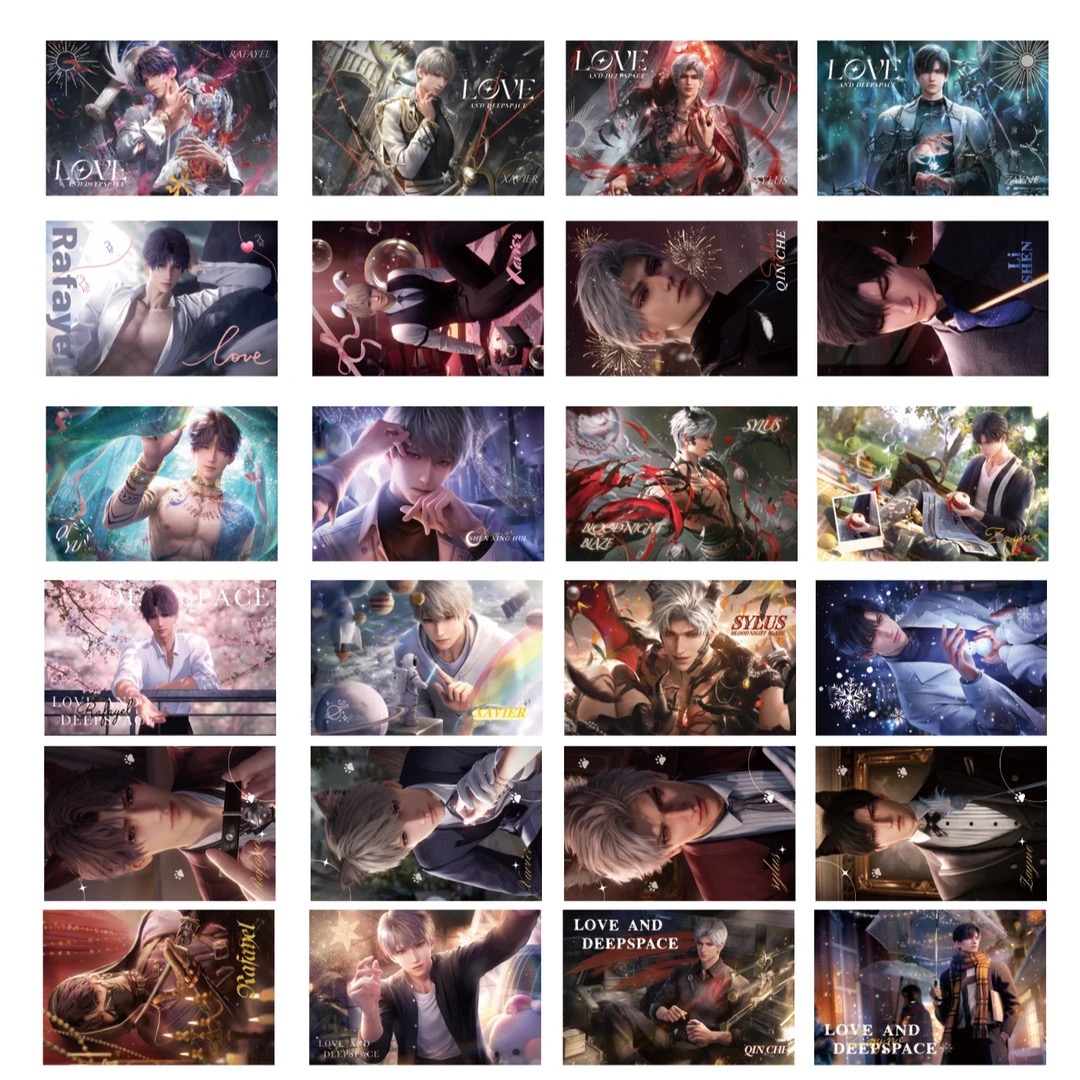 恋与深空-许愿无上限21x14cm亚克力双闪色纸同人二创谷子盲盒