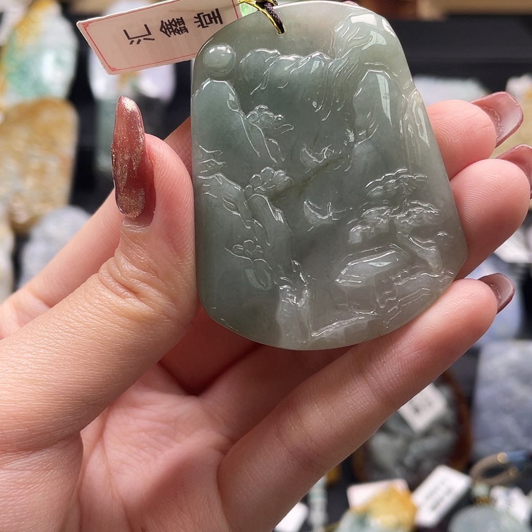 翡翠吊坠(不含链)未镶嵌