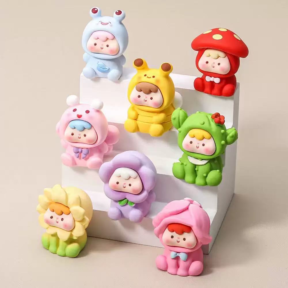 【直播拆】手感漆丛林动物崽崽 可爱创意摆件