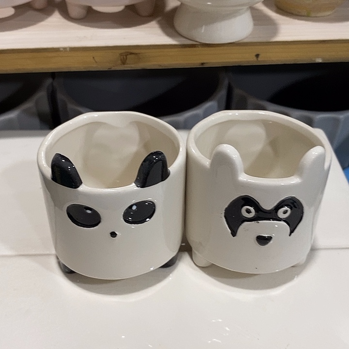 紫砂花盆瑕疵花盆有孔