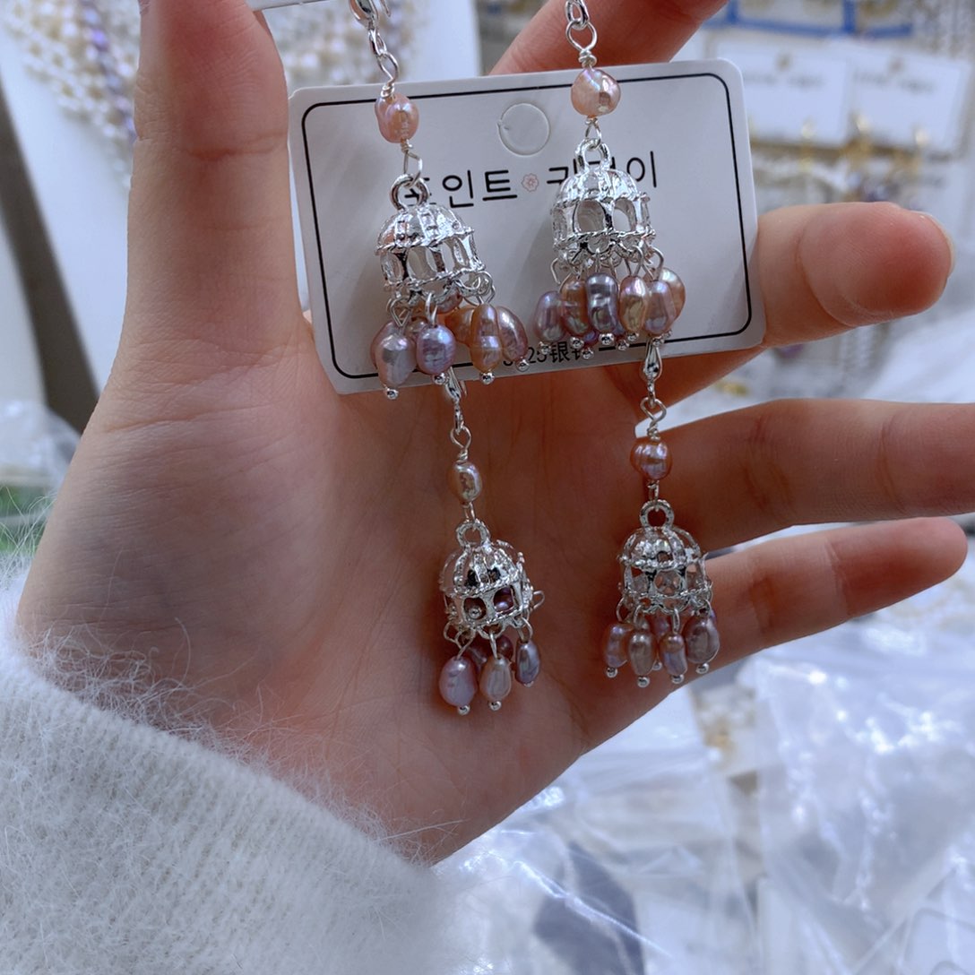 颈饰合金淡水珍珠
