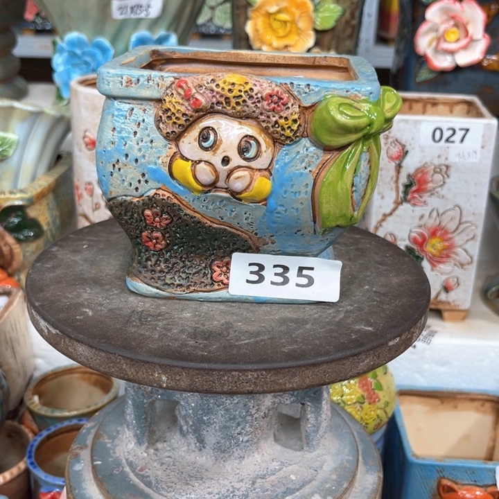 紫砂花盆粗陶材质陶瓷多肉花盆