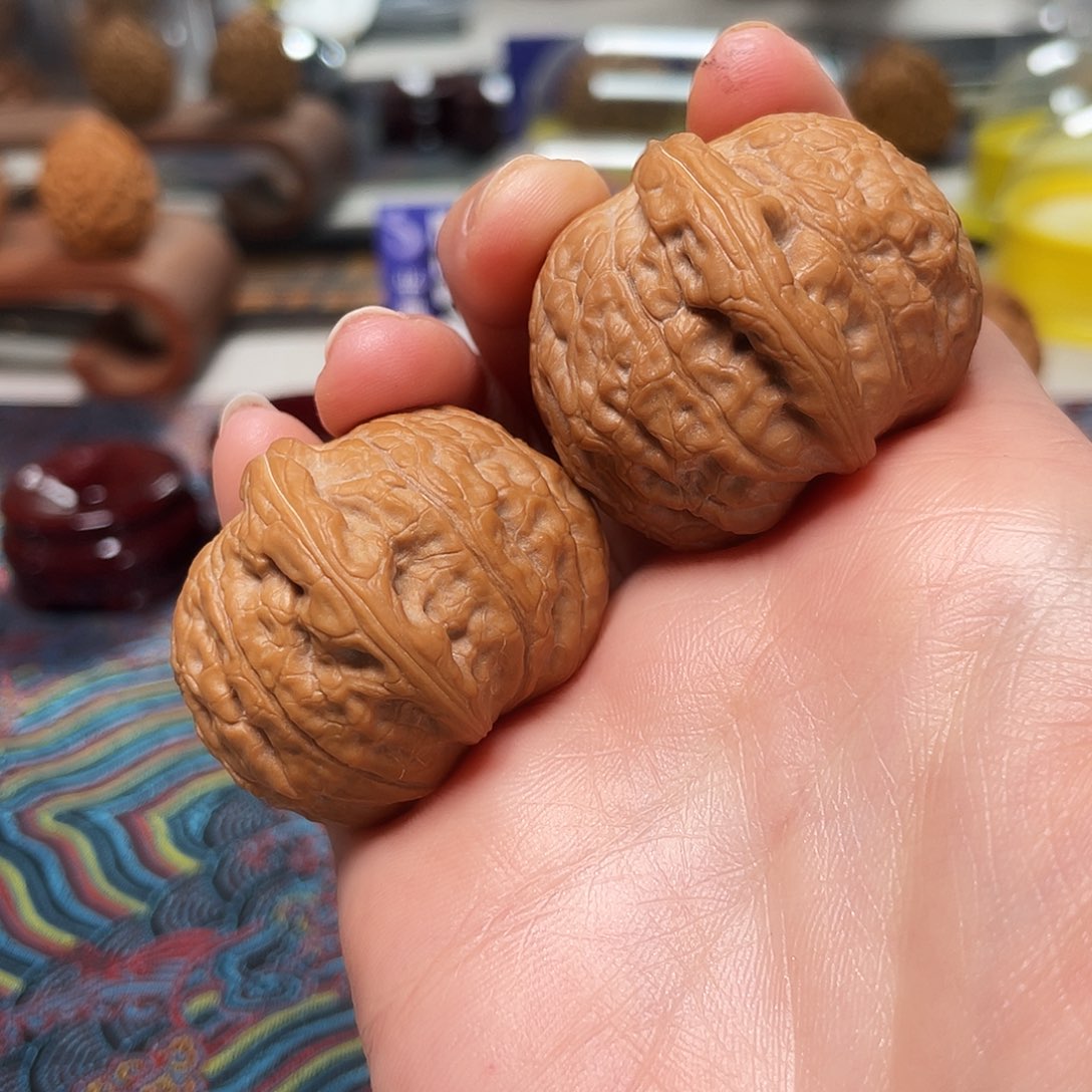 文玩核桃把件葡**爸磨盘39