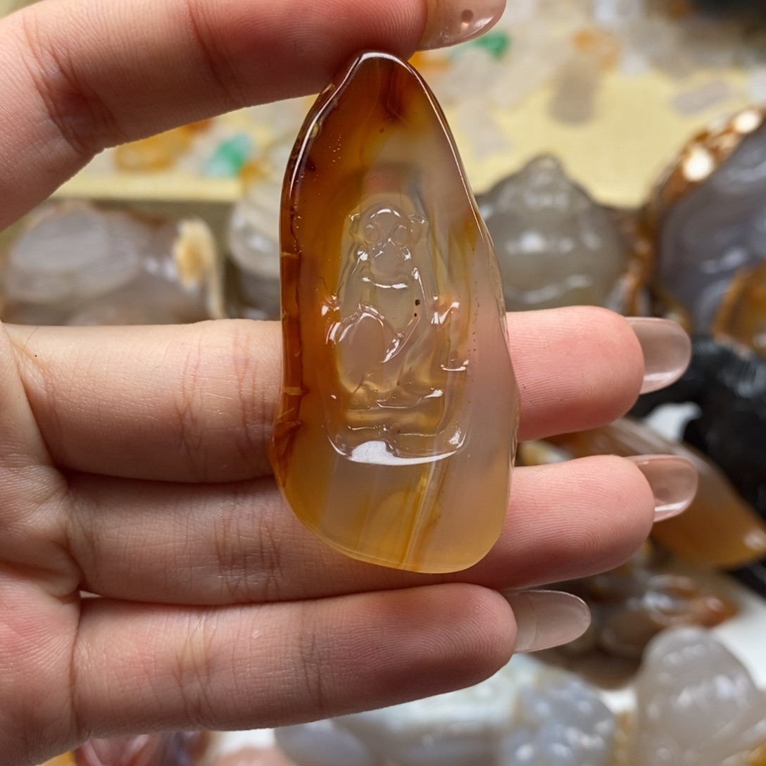 玛瑙/玉髓未镶嵌颈饰