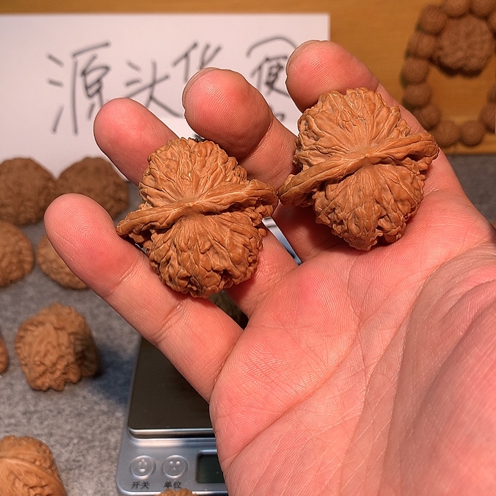 把件文玩核桃全品无修四座楼白茬