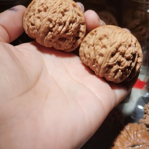 猴头核桃吊坠45白狮子