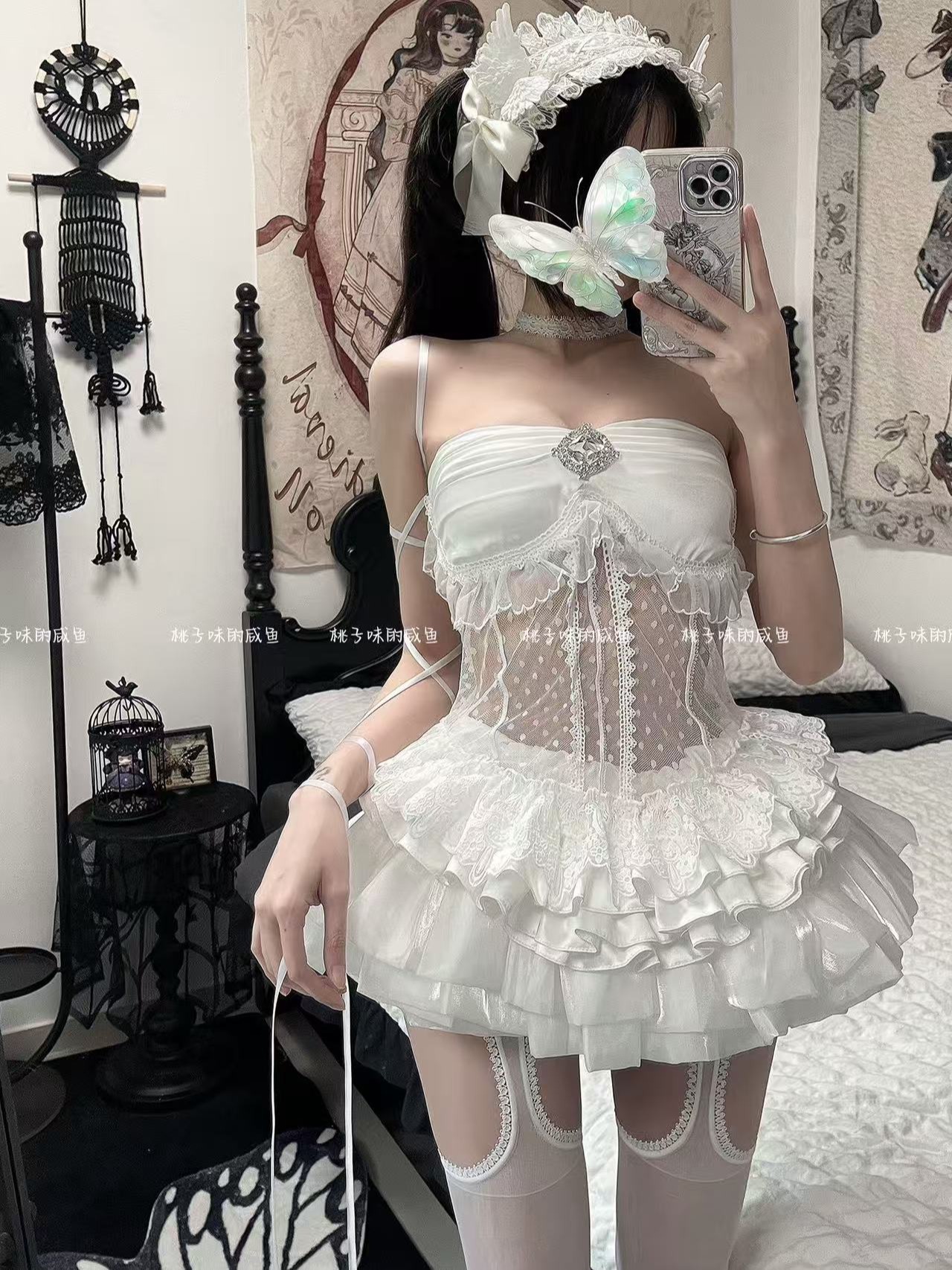 【精选】辣妹短款蓬蓬裙套装