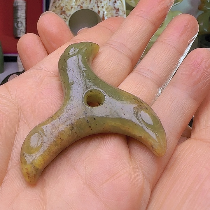 和田玉未镶嵌吊坠(不含链)