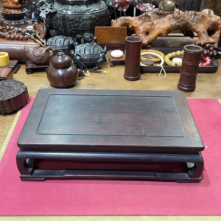 香榧木精品黄花梨和紫檀木器放漏