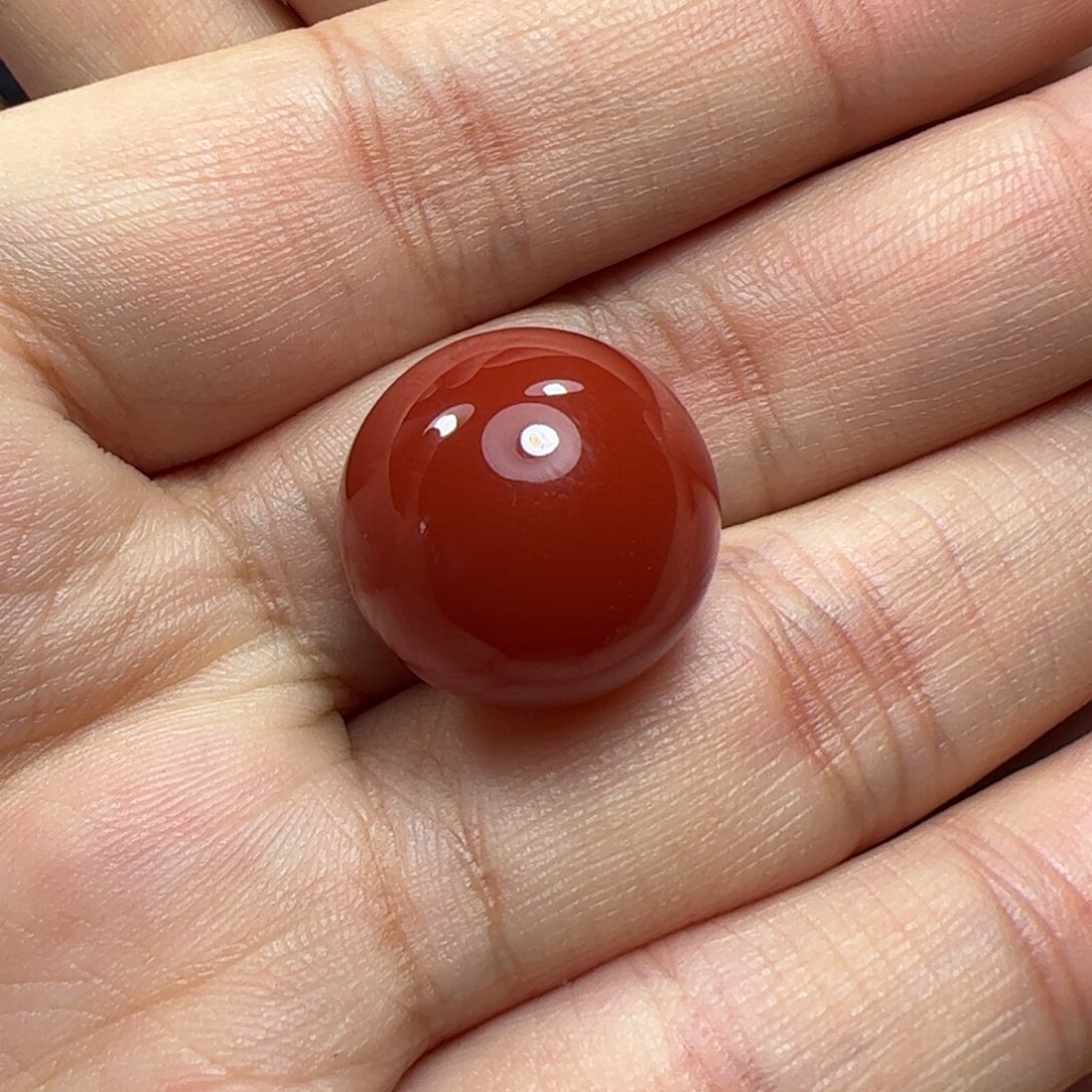 南红玛瑙未镶嵌珠子想****健