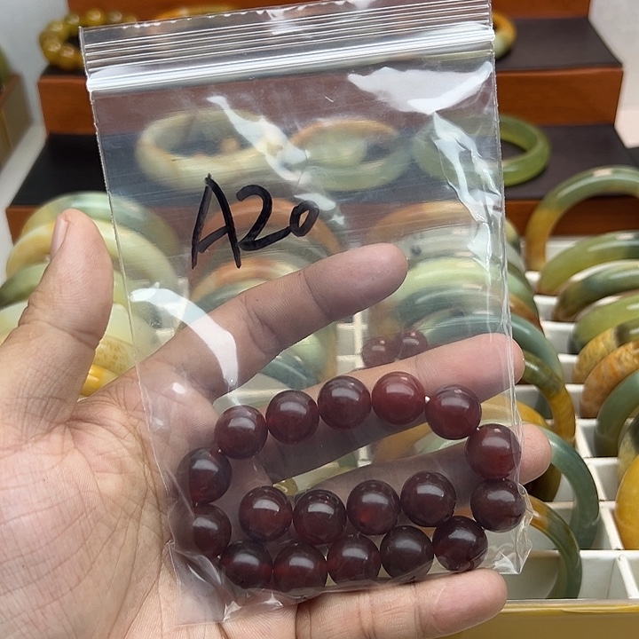 中***豪蛇纹石玉合金手镯