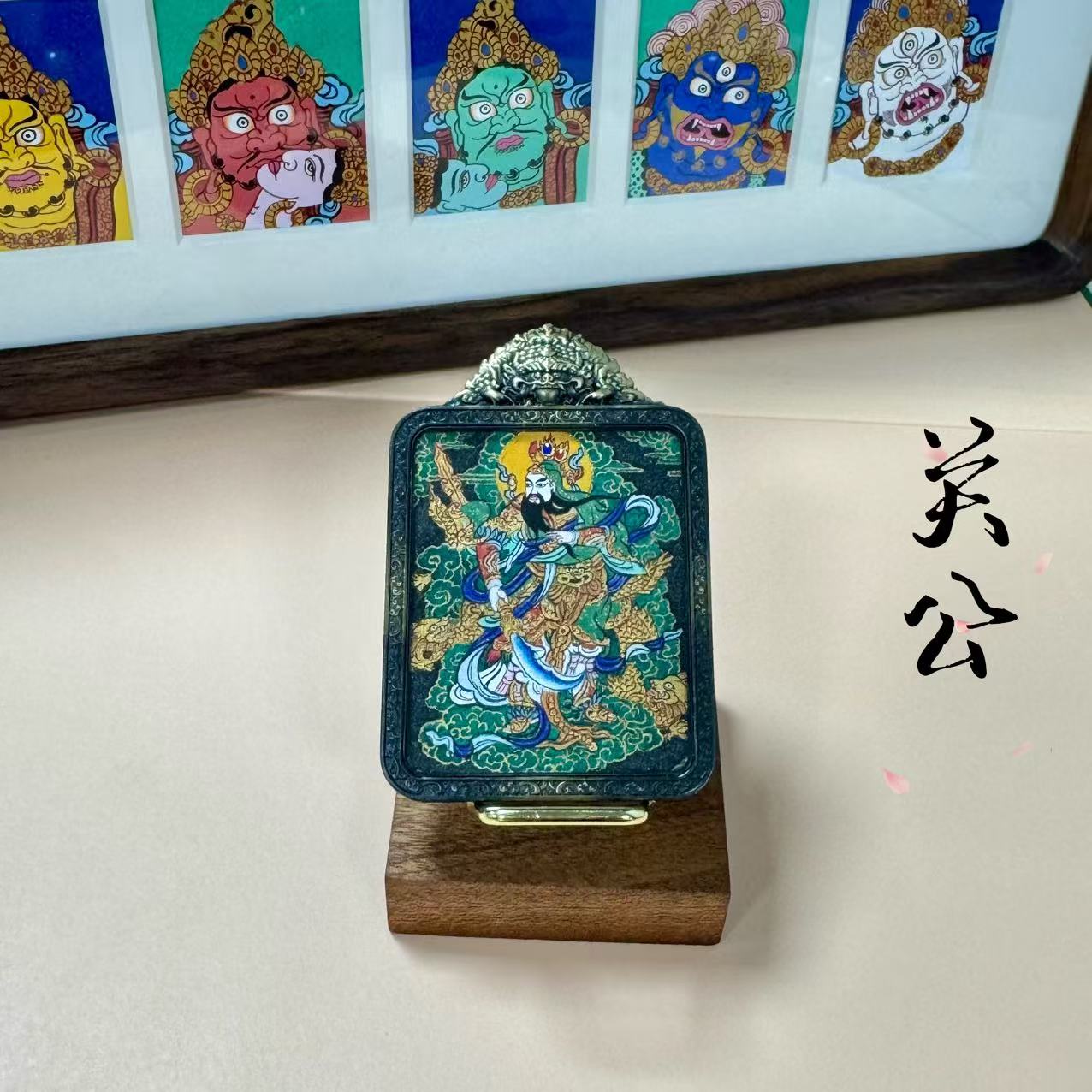 祈福纯手绘精品唐卡（以直播间展示为准）