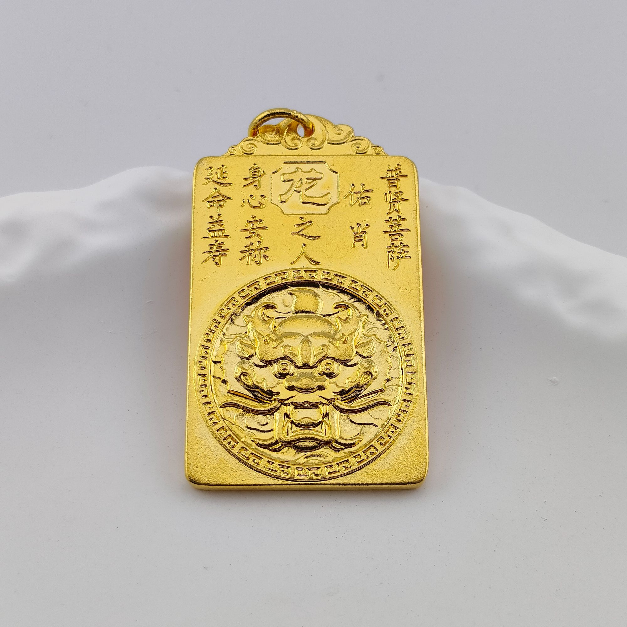 吊坠足银 吊坠足银 生肖牌 吊坠 十二生肖吊牌双面雕刻精美时尚