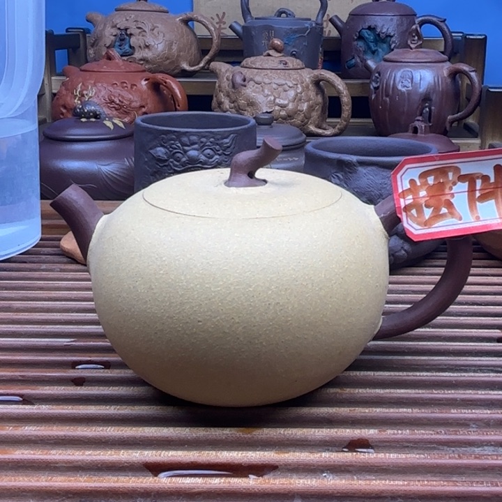 茶壶紫砂仿生苹果本山段原矿170cx