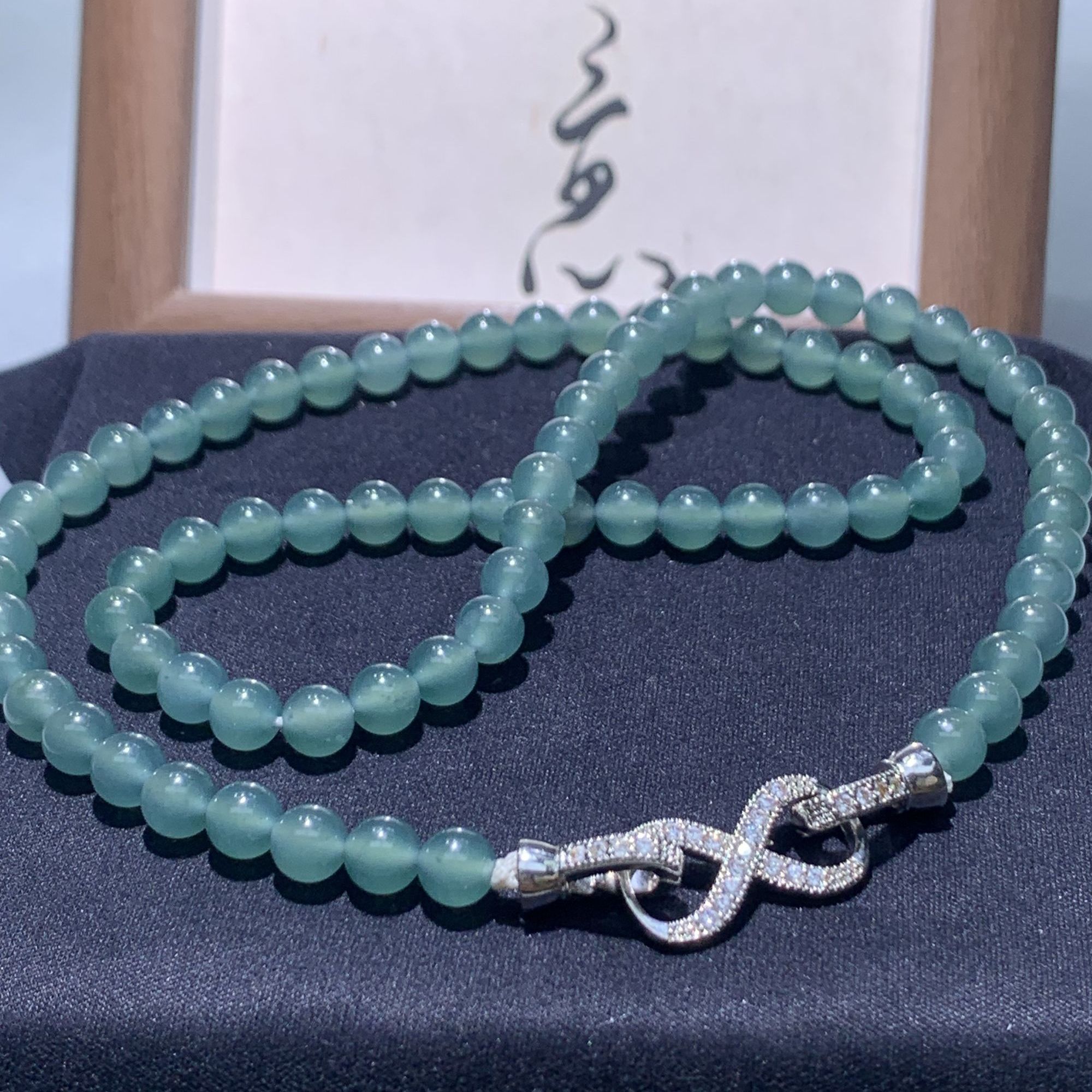 【莹子珠宝】天然翡翠珠子项链时尚百搭（多样性发一）