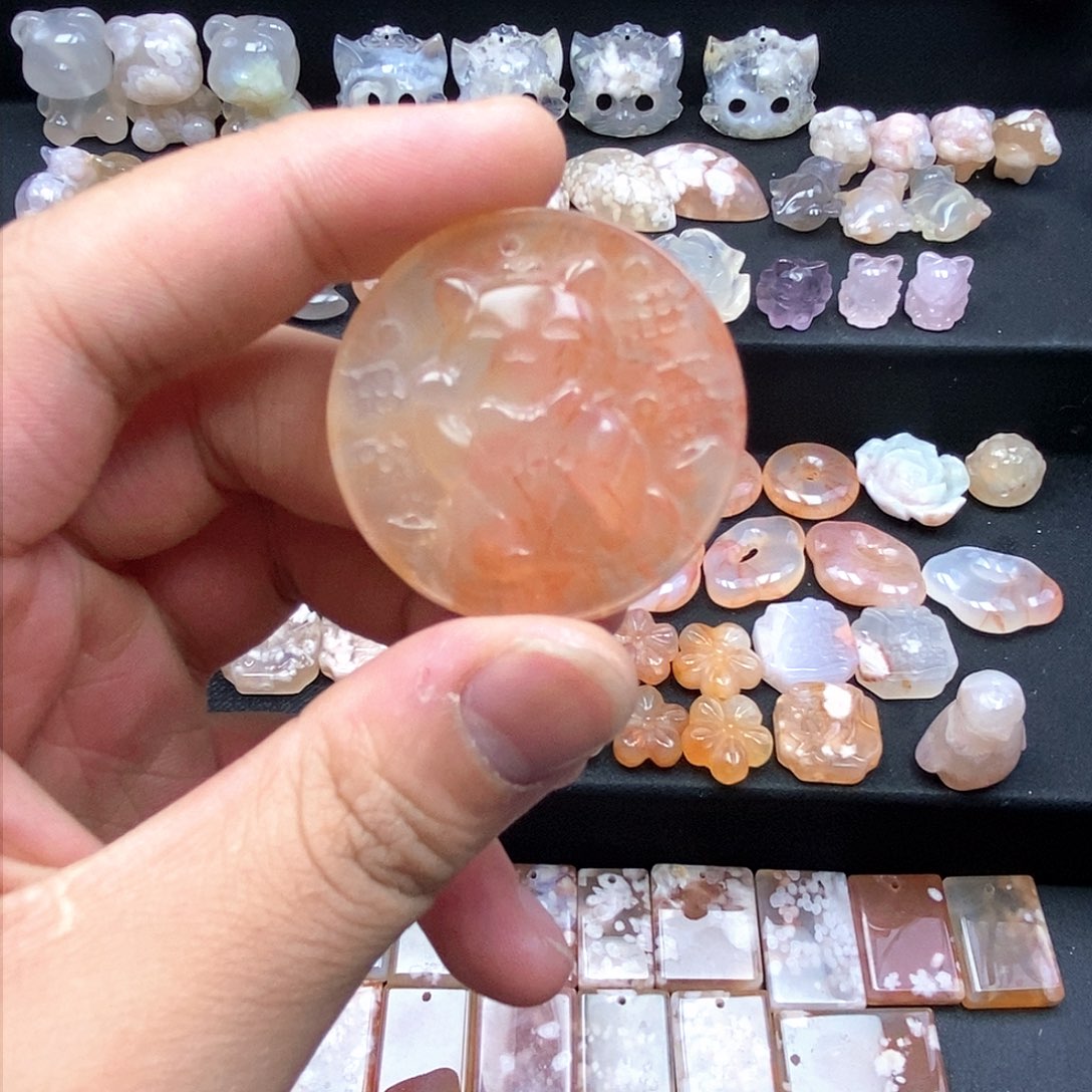 石英质玉吊坠(不含链)未镶嵌七*喵