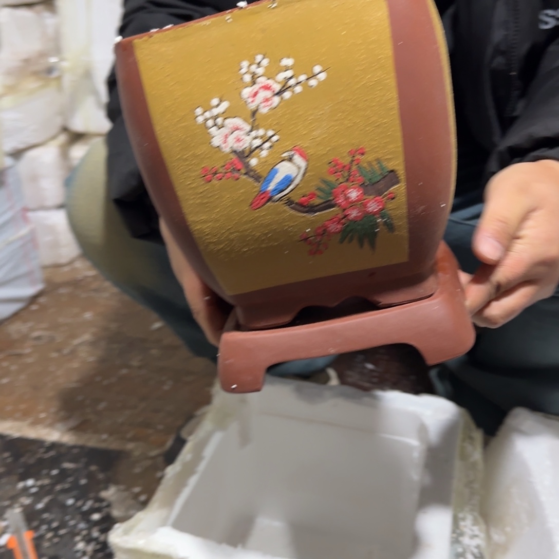 紫砂花盆口径15.20口径