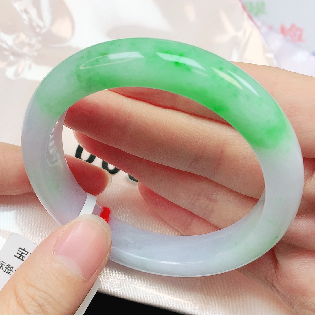 未镶嵌手镯翡翠抖音009