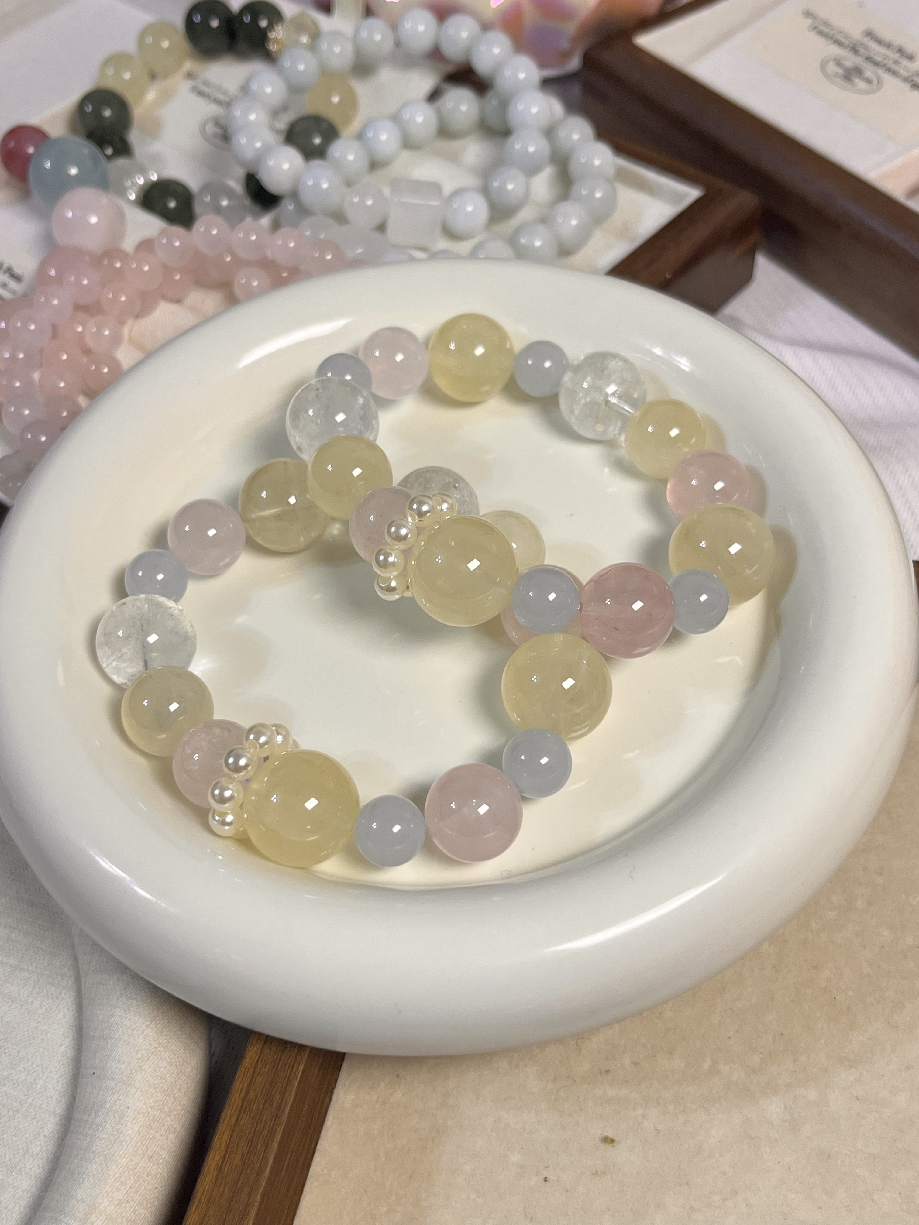 水晶手串 （默认全有瑕疵 为瑕疵品 范围请看详情 放大镜用户劝退）