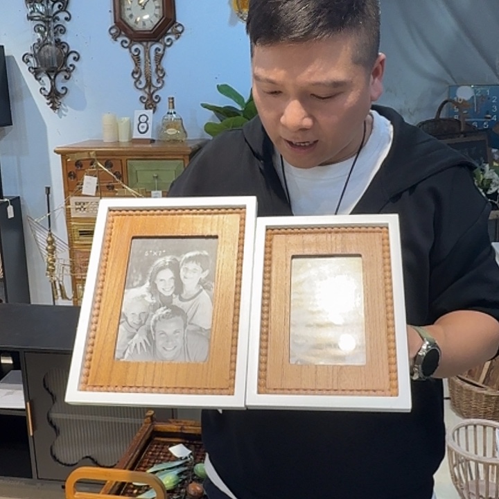 有机玻璃木质相框