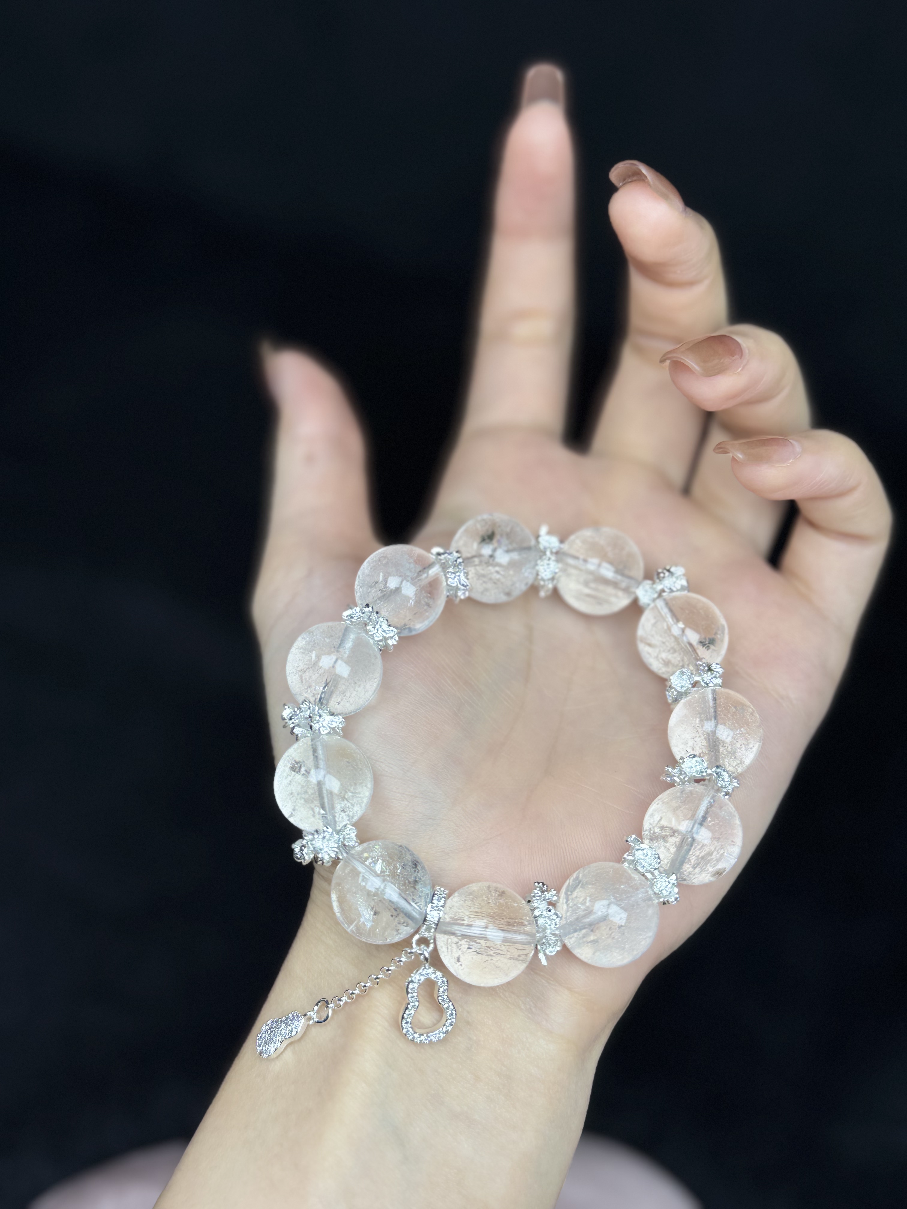 [纯净能量]“水晶白啊赛”，纯净之白，闪耀如晶。天然水晶DIY