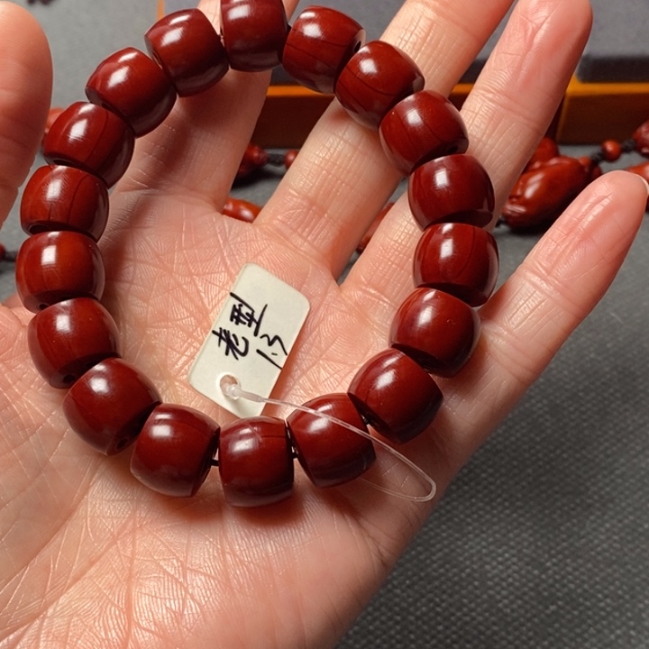 心***运手串橄榄核老型手串