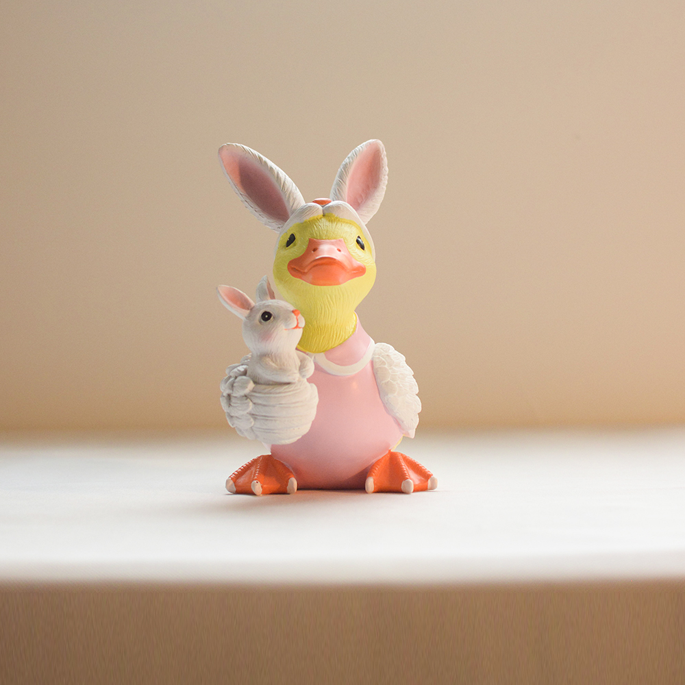 可爱新款兔鸭家居摆件