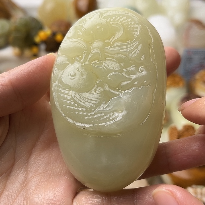 石材古青石不退换鱼