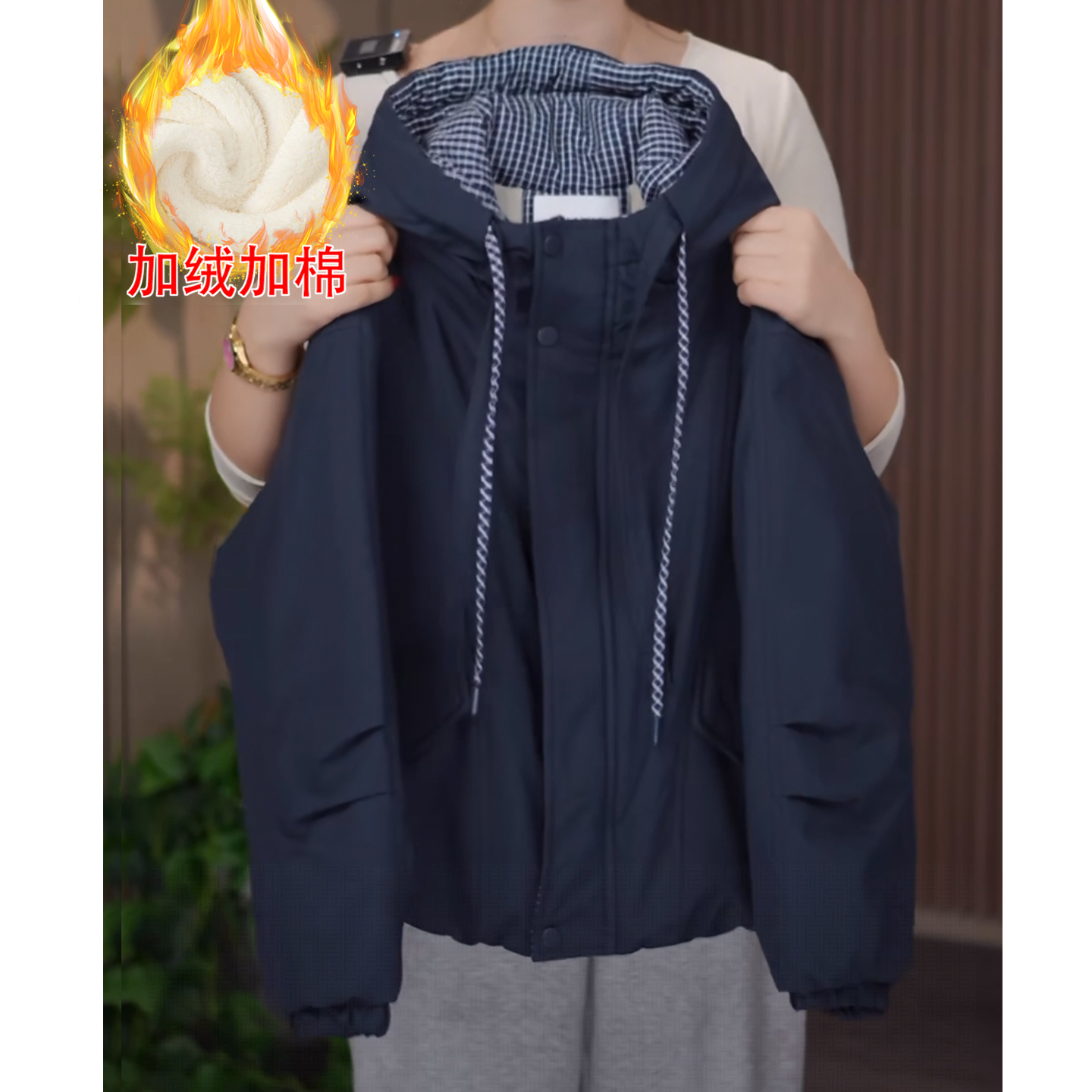 【极寒系列】女童棉服加棉外套运动户外休闲潮流加绒上衣