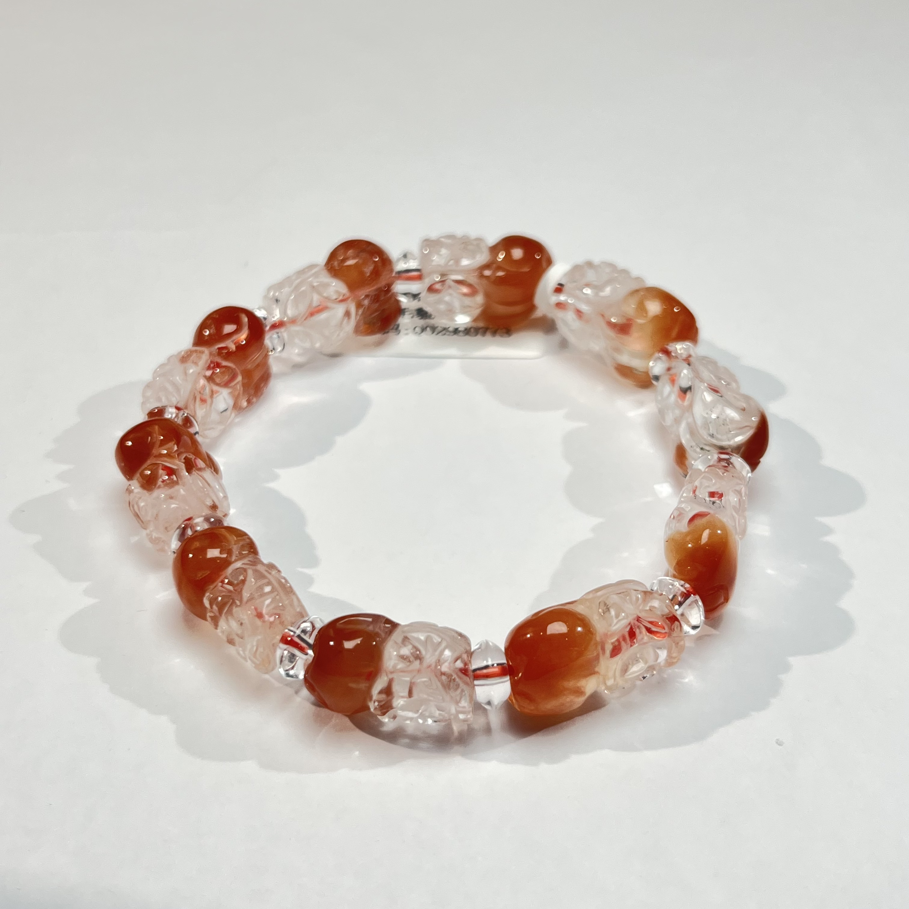 晶匠红兔毛貔貅手串 多样性发一 简约