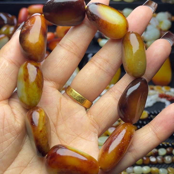 德***疗和田玉未镶嵌手链