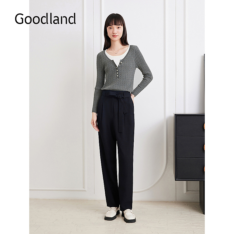 Goodland美地2025秋季新款针织衫LC35306391毛衣