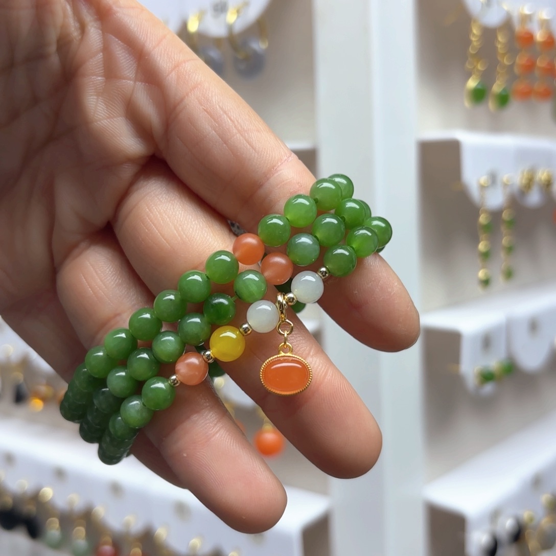 和田玉手串未镶嵌6mm