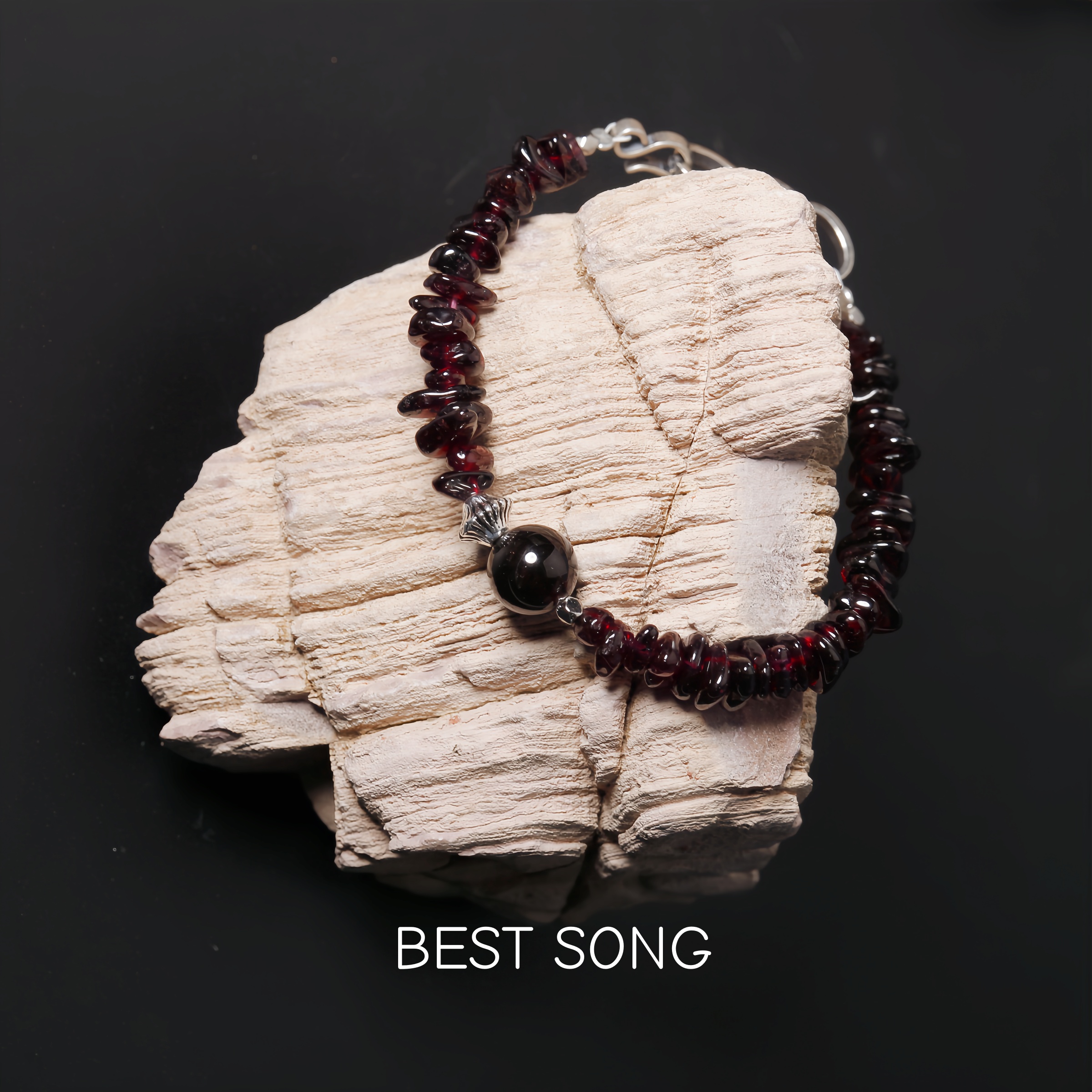 925银手链 【掌心痣】女人石层次感手串