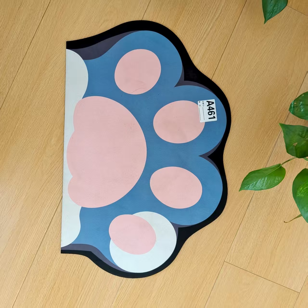 A461猫爪蓝色福利地垫