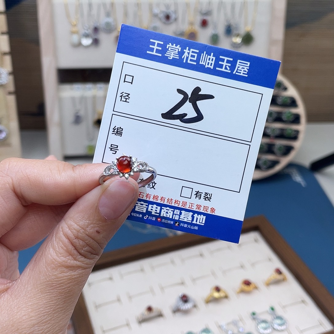 颈饰银S925镶嵌石榴石