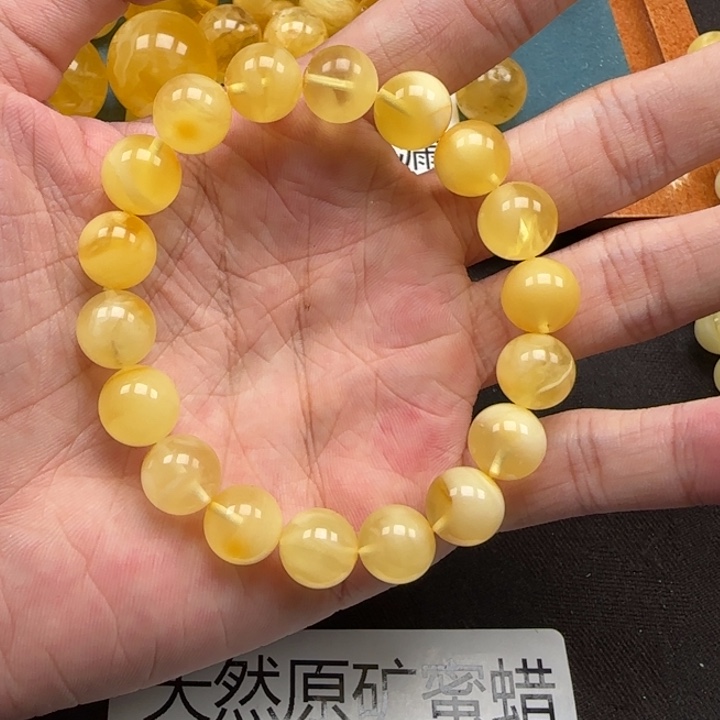 蜜蜡未镶嵌珠宝奇石天然91