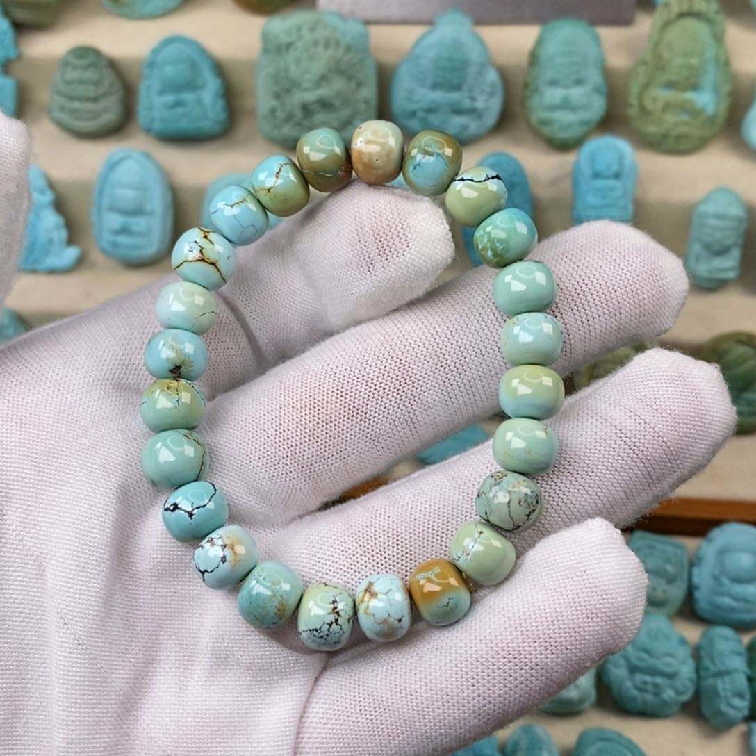 绿松石珠宝奇石未镶嵌