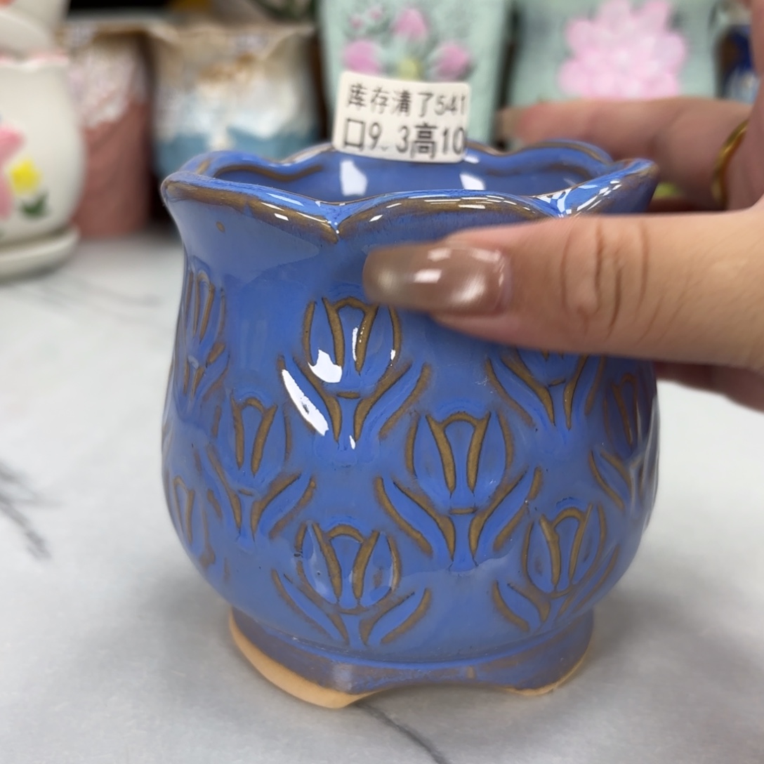 @夏西陶瓷花盆@@5539