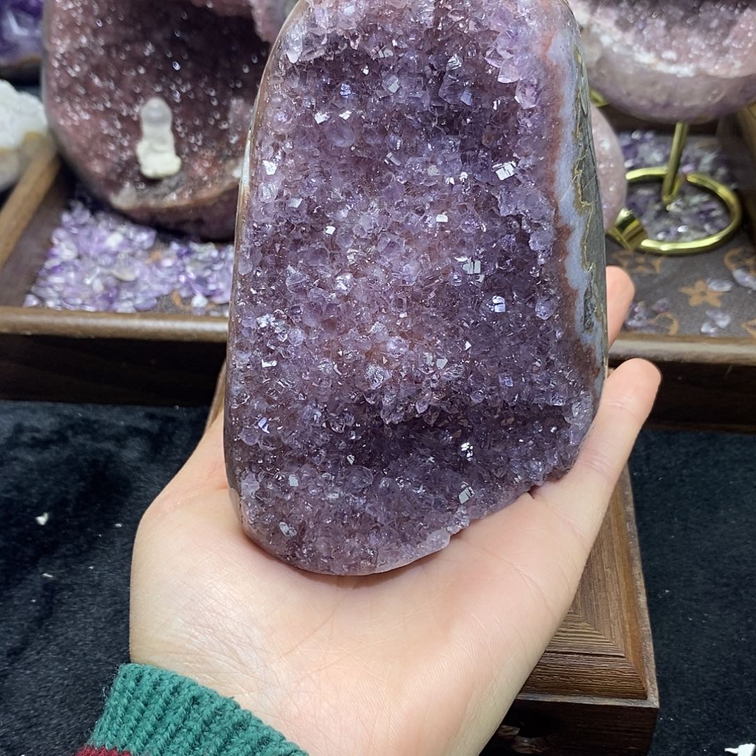 大型摆件（非配饰）紫晶未镶嵌