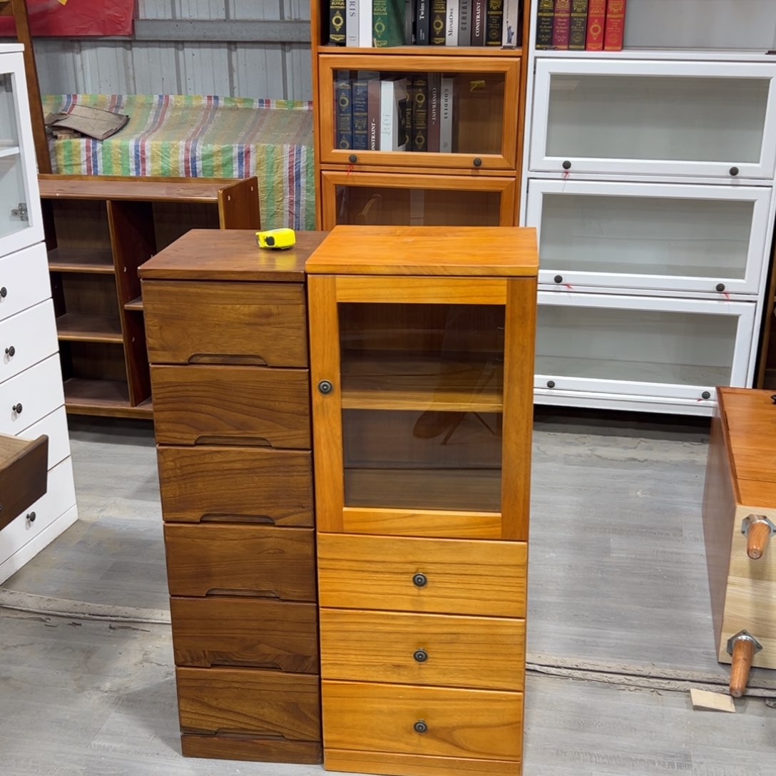 实木抽屉款跟***蝇樱木色桐木40.3直播间样品