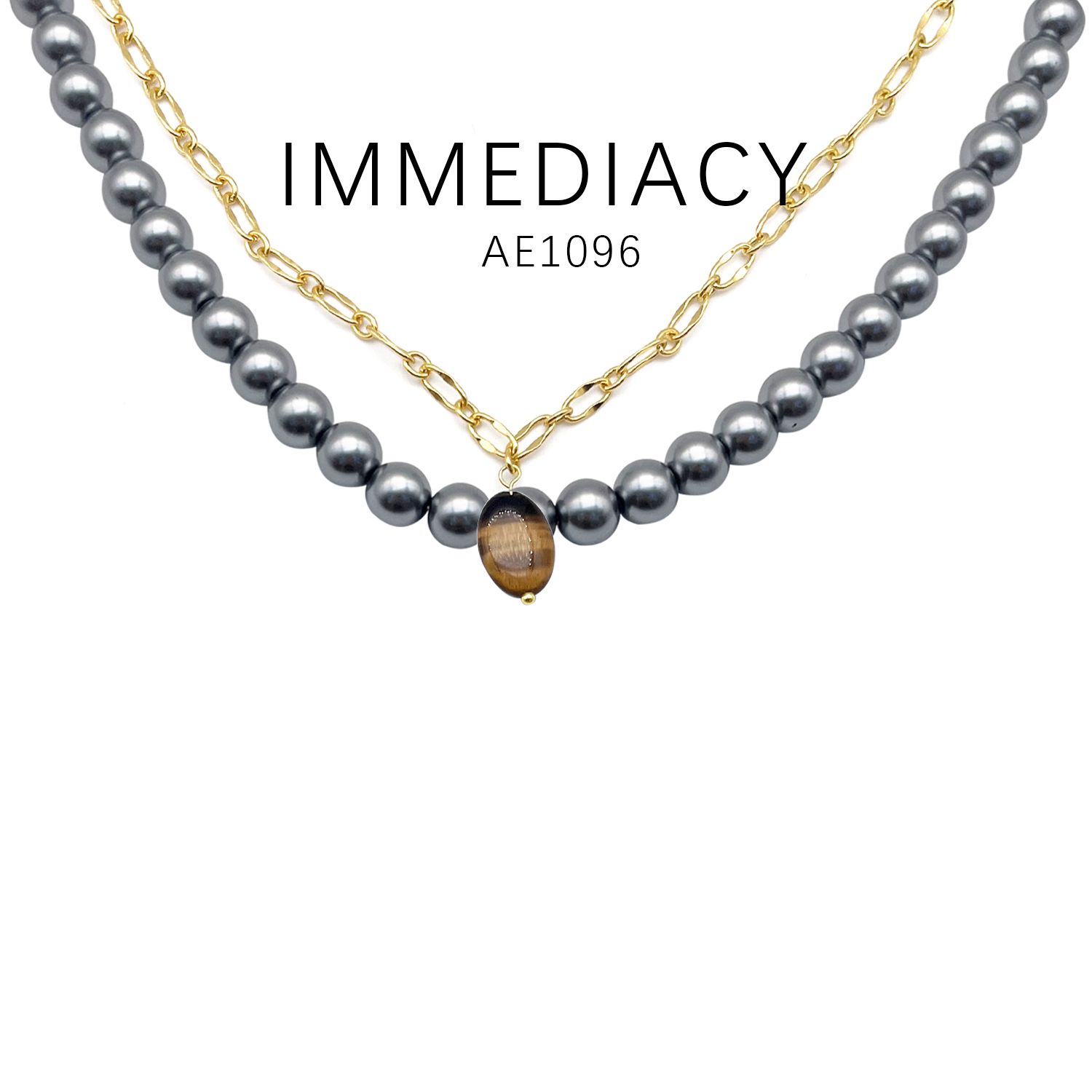 项链 经典复古百搭轻奢项链~AE1096